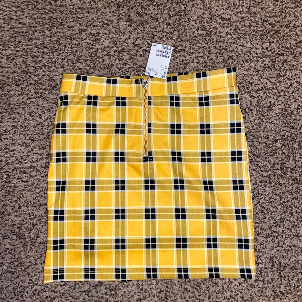 Trendy Plaid Skirt